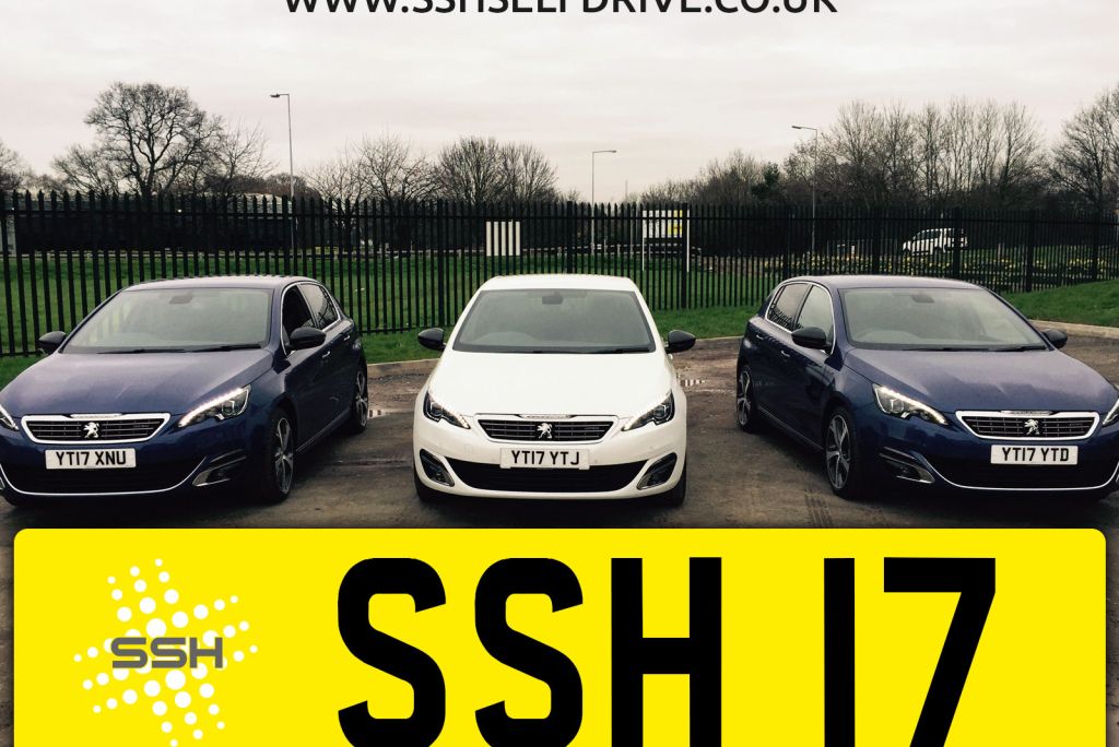 17 plate cars at SSH