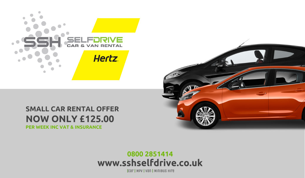 A Weekly Rental Offer For October From SSH - SSH Self Drive